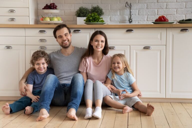 Family Enjoying Good Air Quality